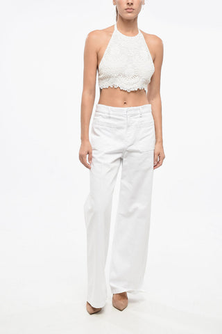 Straight-Fit Jeans with 28cm Concealed Closure