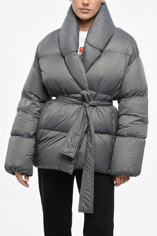 Nylon Puffer Jacket DADA with Wrap Design