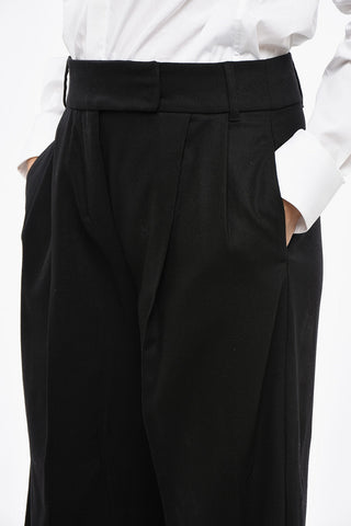 S Double-pleated CARMEN Cropped Fit Pants