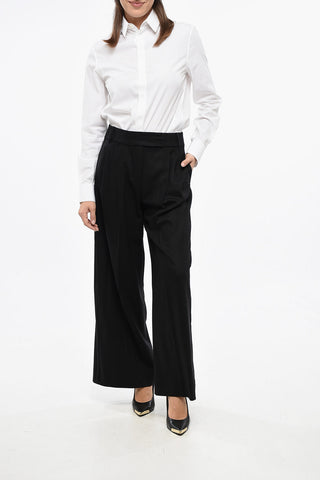 S Double-pleated CARMEN Cropped Fit Pants
