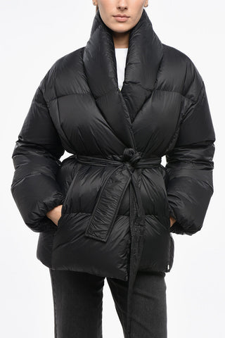 Steppjacke aus Nylon DADA mit Wickel-Design