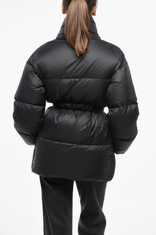 Nylon Puffer Jacket DADA with Wrap Design