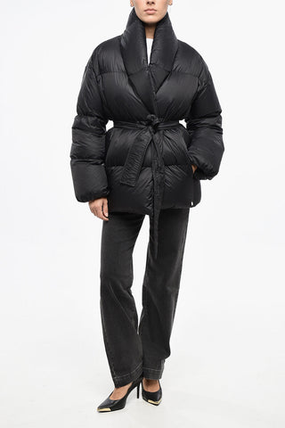 Steppjacke aus Nylon DADA mit Wickel-Design
