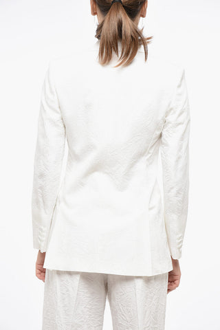 Single-Breasted Blazer GASPARRE Crinkled Effect