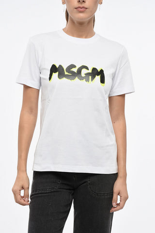 Oversized Crewneck T-Shirt with Front Logo