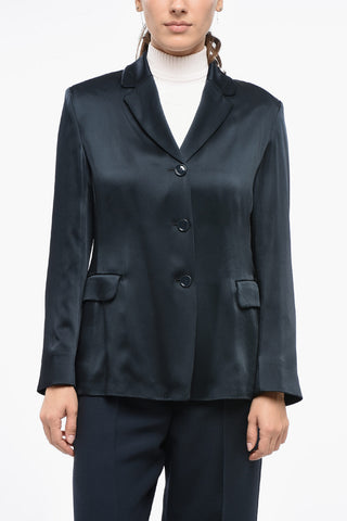 S Slim-Fit Satin-Blazer GUIDO