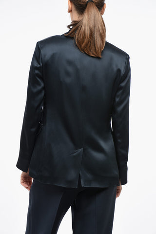 S Slim-Fit Satin-Blazer GUIDO