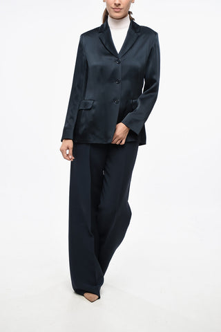 S Slim-Fit Satin-Blazer GUIDO