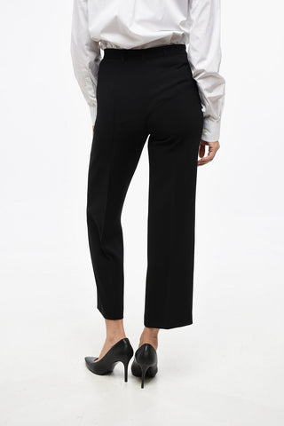 S Pantaloni Cropped Fit VIOLA con Passanti