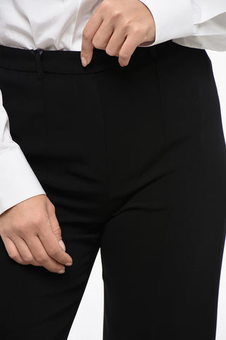 S Pantaloni Cropped Fit VIOLA con Passanti