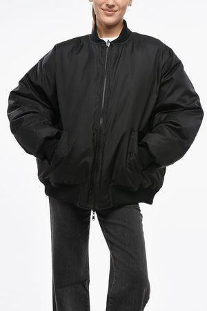 리버서블 봄버핏 패딩