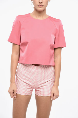Crop Top Foderato RADZMIR in Misto Lana