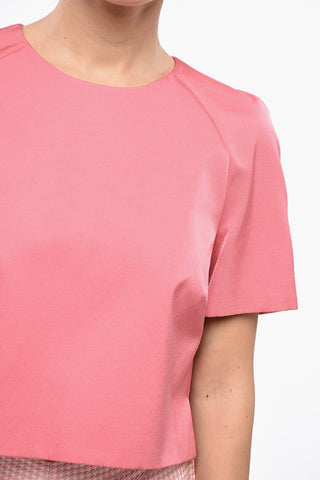 Crop Top Foderato RADZMIR in Misto Lana