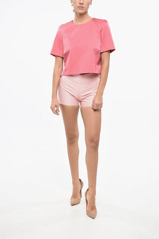 Crop Top Foderato RADZMIR in Misto Lana