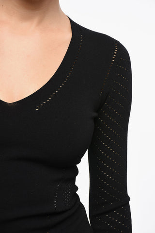Maglia NADAR in Tessuto Stretch con Design Traforato