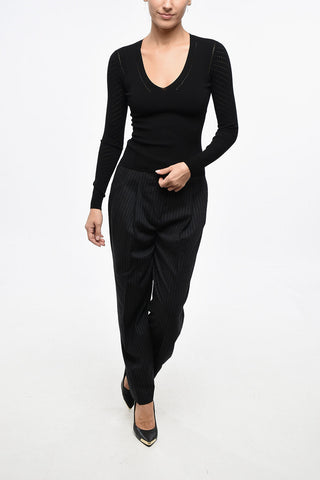 Maglia NADAR in Tessuto Stretch con Design Traforato
