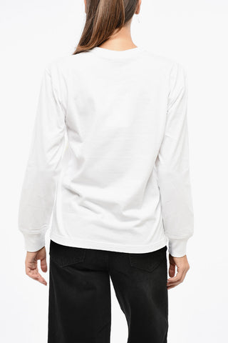 Solid Cotton Crewneck T-Shirt