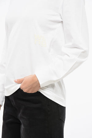 Solid Cotton Crewneck T-Shirt