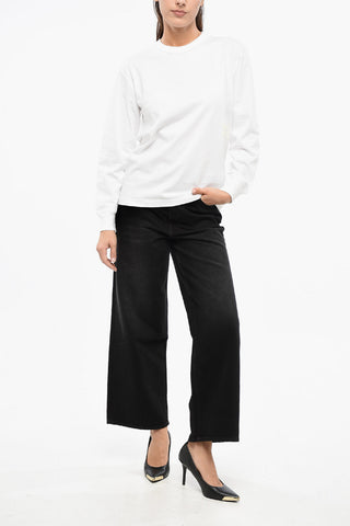 Solid Cotton Crewneck T-Shirt