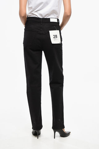 Jeans 70S A Lavaggio Scuro Straight Leg 20cm