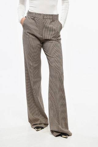 SPORTMAX Houndstooth Patterned TESO Palazzo Pants