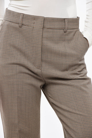 SPORTMAX Houndstooth Patterned TESO Palazzo Pants