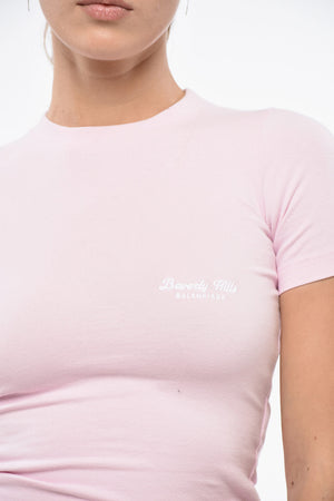 Slim Fit Cotton T-Shirt BEVERLY HILLS