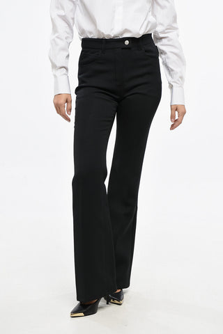5 Pockets Boot Cut Pants with Belt Loops
