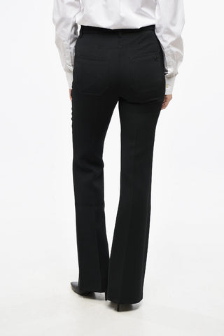 5 Pockets Boot Cut Pants with Belt Loops
