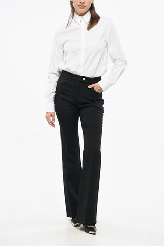 5 Pockets Boot Cut Pants with Belt Loops