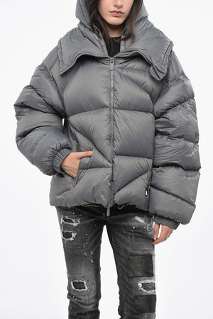 Waterproof Fabric Down Jacket DOUBLE B with Hood