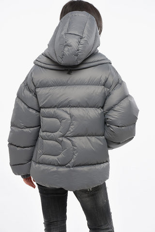 Piumino DOUBLE B in Tessuto Waterproof con Cappuccio