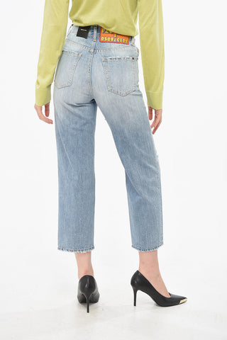 PAC-MAN Jeans  BOSTON a Gamba Larga con Dettaglio Distressed 19cm