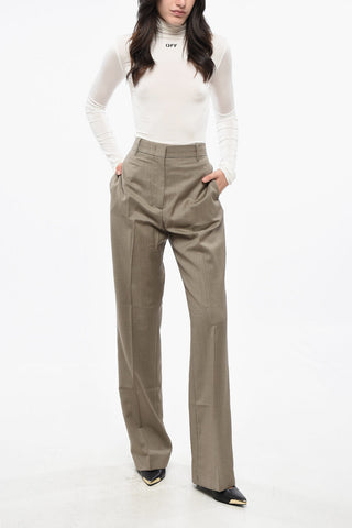 Relaxed-Fit-Hose aus reiner Schurwolle