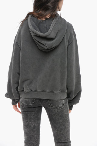 Cotton Hoodie with Embossed Logo