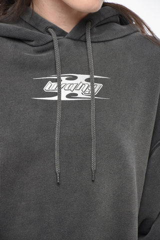 Cotton Hoodie with Embossed Logo