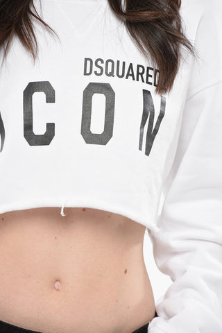 ICON Crew-Neck Sweatshirt COOL Cropped Two-Tone