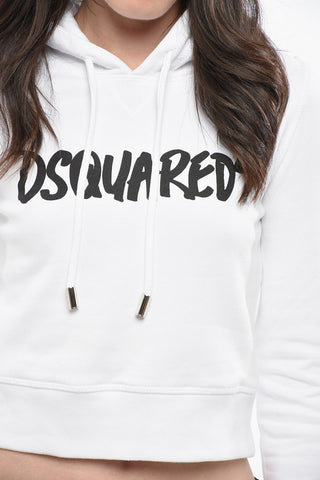 Felpa Hoodie MINI FIT Crop con Logo