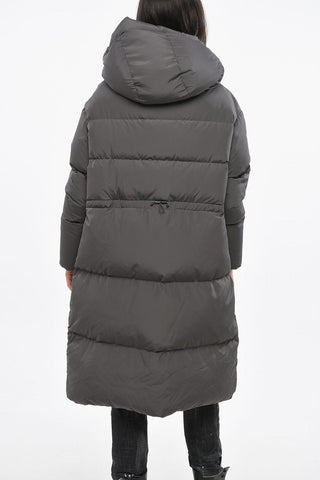 Piumino Lungo CLOUD105 con Cappuccio e Coulisse Regolabili