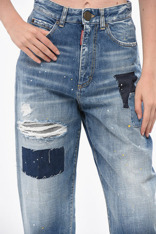Regular Fit Jeans SASOON Vintage Effect 15cm