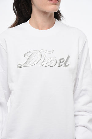 RED TAG Brushed Cotton Sweatshirt with Lamé Print