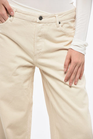 5-Pocket Pants ELISABETH With Logo Button