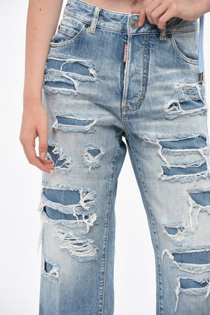 Jeans BOSTON Distressed ad Orlo Sfrangiato 20cm