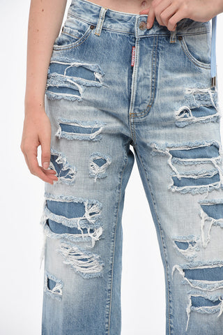 Jeans BOSTON Distressed ad Orlo Sfrangiato 20cm