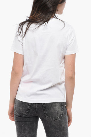 T-Shirt mit Rundhalsausschnitt aus Baumwolle GARDEN