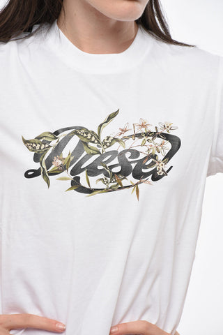 T-Shirt mit Rundhalsausschnitt aus Baumwolle GARDEN
