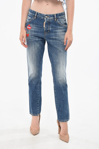 PAC-MAN Regular-Fit-Jeans COOL GIRL mit Stickerei 15cm