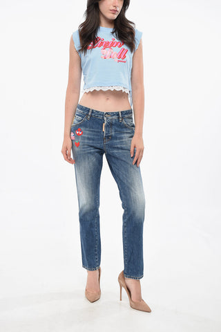 PAC-MAN Regular Fit Jeans COOL GIRL with Embroidery 15cm