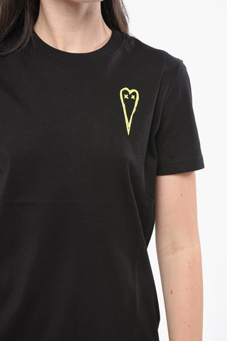 Cotton Crew-Neck T-Shirt with Print