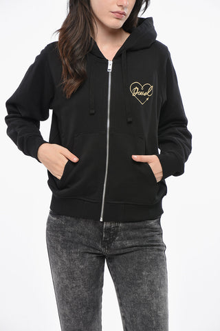 Brushed Cotton Full-Zip Hoodie REGGY